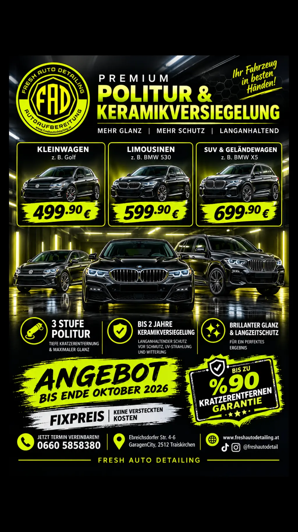 Herbst 2026 Keramikversiegelung Angebot